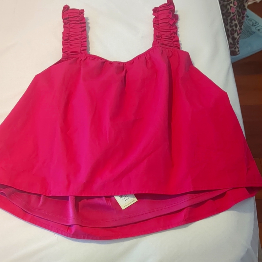 Francesa Collections Open bow back blouse NWT